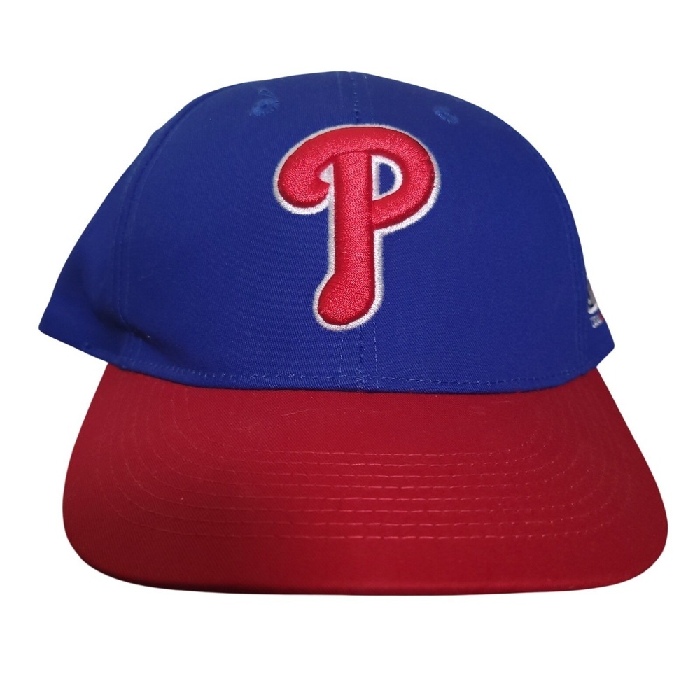 Philadelphia Phillies Cap Unisex OSFM Blue Red Team MLB Baseball Fan Gear Hat